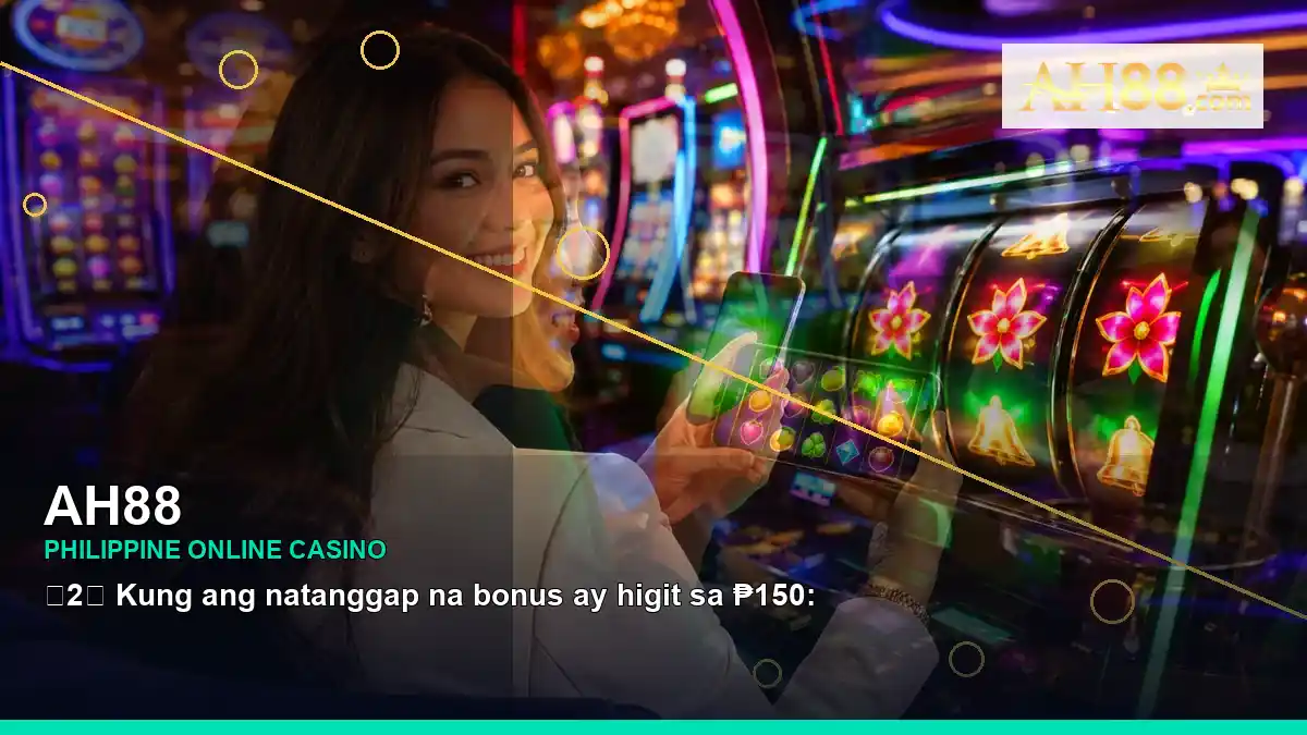 AH88 Philippines casino guide with left-diagonal coins casino cashback rewards and an adult Filipina casino host
